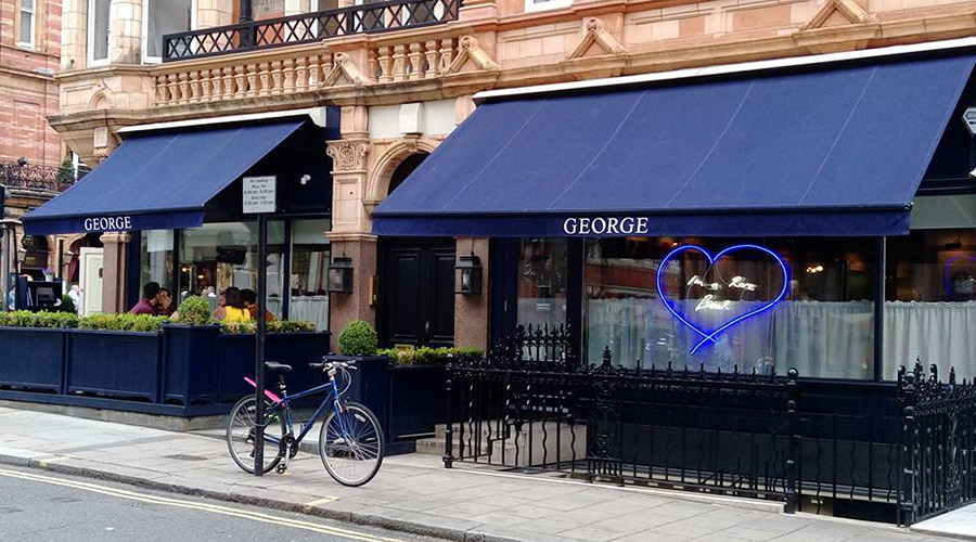 I was back at the fabulous George Club in Mayfair 1